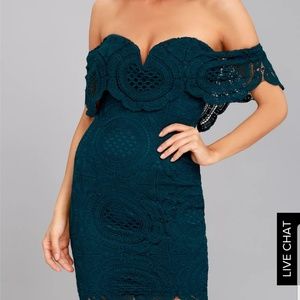 Off the shoulder dress